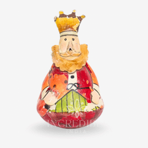 Handcrafted Metal King Figurine